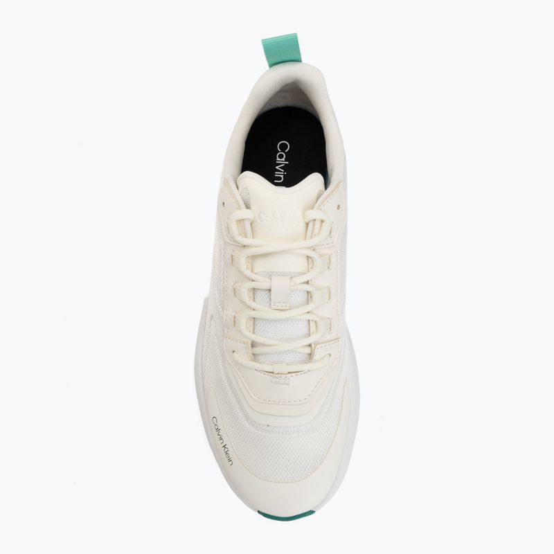 Pánske topánky Calvin Klein Volumax Chunky Runner Trainers HM0HM02224 white/marshmallow/street green 5