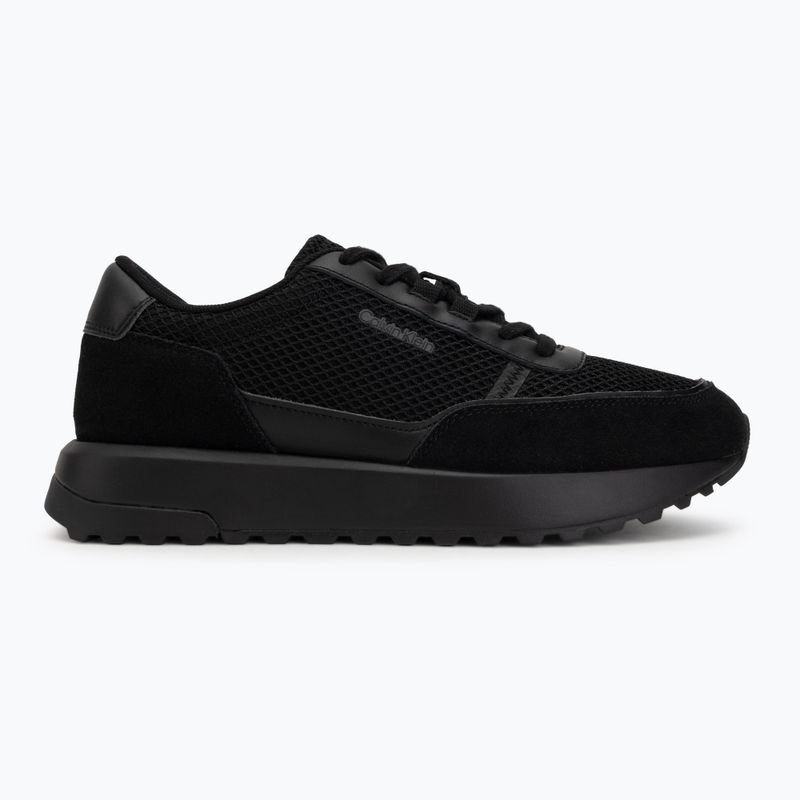 Pánske topánky Calvin Klein HM0HM02215 City Runner Laceup Nylon Recycled Suede triple black 2