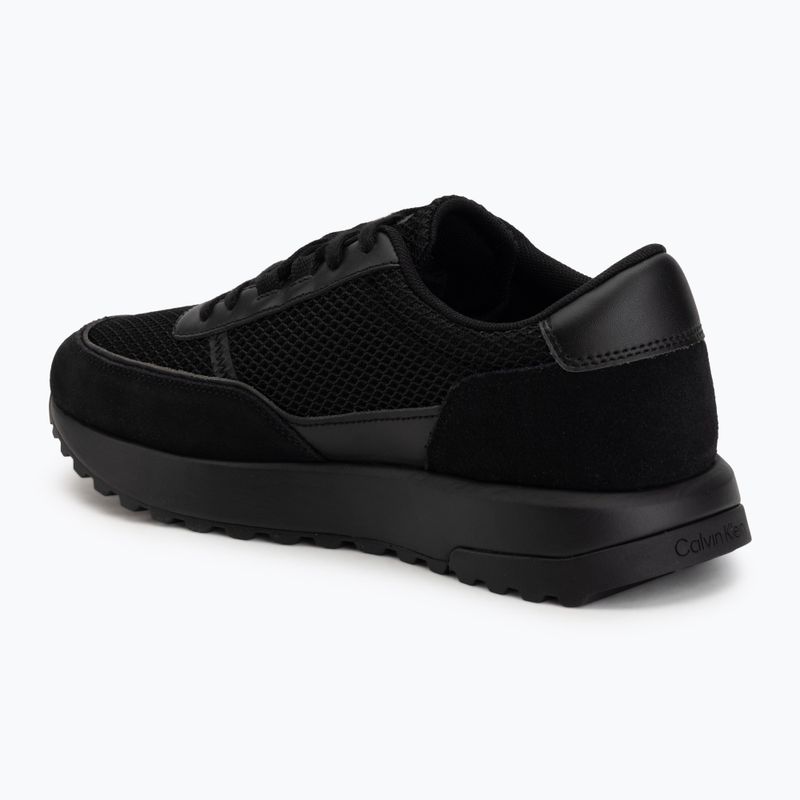 Pánske topánky Calvin Klein HM0HM02215 City Runner Laceup Nylon Recycled Suede triple black 3