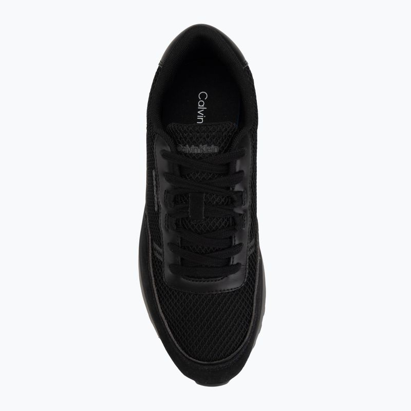Pánske topánky Calvin Klein HM0HM02215 City Runner Laceup Nylon Recycled Suede triple black 5