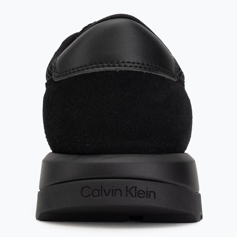 Pánske topánky Calvin Klein HM0HM02215 City Runner Laceup Nylon Recycled Suede triple black 6