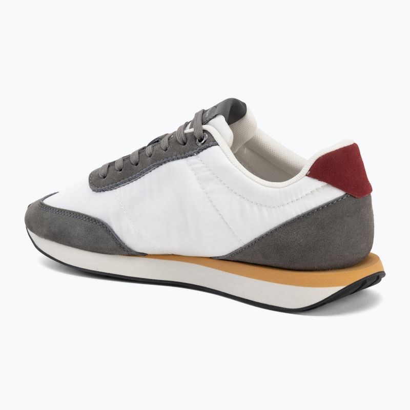 Pánske topánky Calvin Klein HM0HM02212 Retro Runner Bans Leather Suede granite gray/white/rhubarb 3