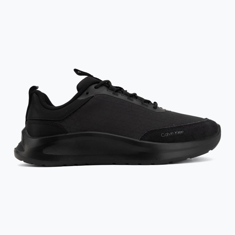 Pánske topánky Calvin Klein HM0HM02343 Light Eva Runn Laceup AOP triple black 2