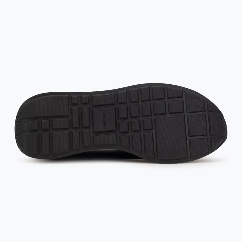 Dámske topánky Calvin Klein HW0HW03118 Retro Runner Sock PANL Leather Neo black/crystal grey 4