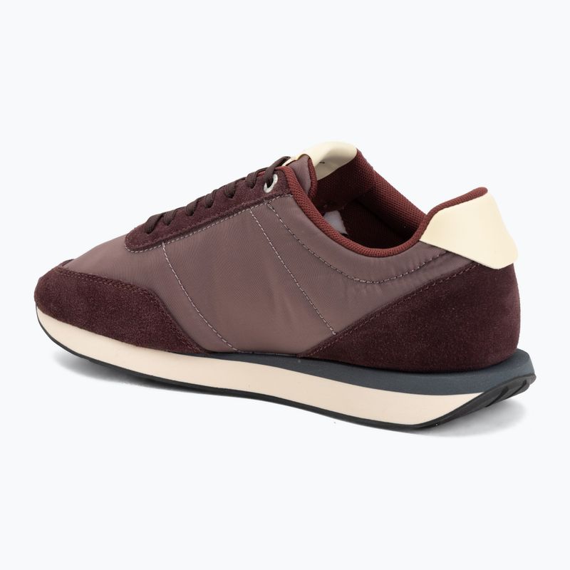 Pánske topánky Calvin Klein YM0YM01361 Retro Runner Ess Mix Mat bordeaux/peppercorn/vanilla 3