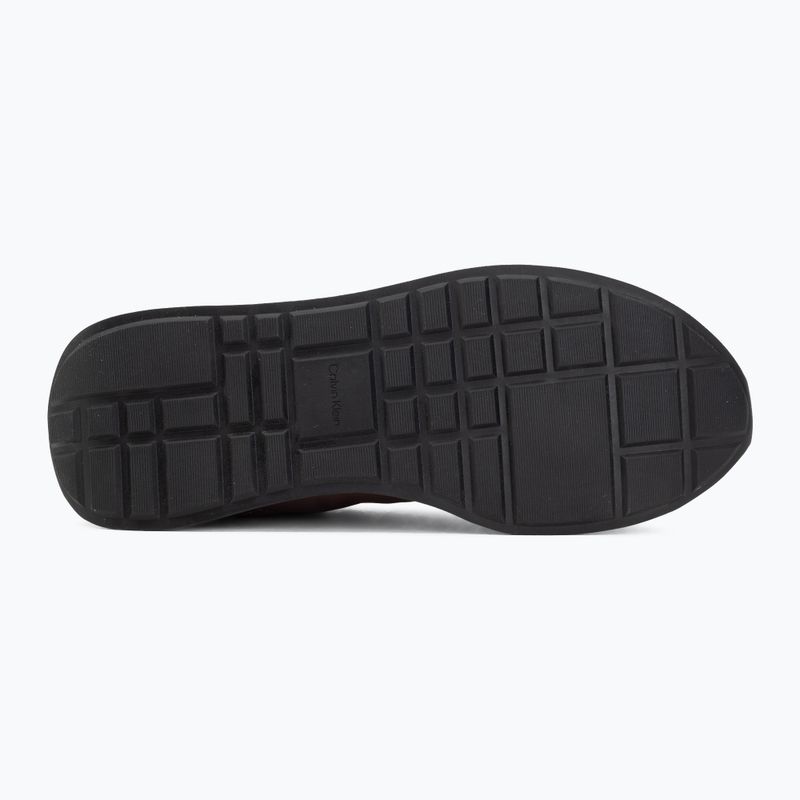 Pánske topánky Calvin Klein YM0YM01361 Retro Runner Ess Mix Mat bordeaux/peppercorn/vanilla 4