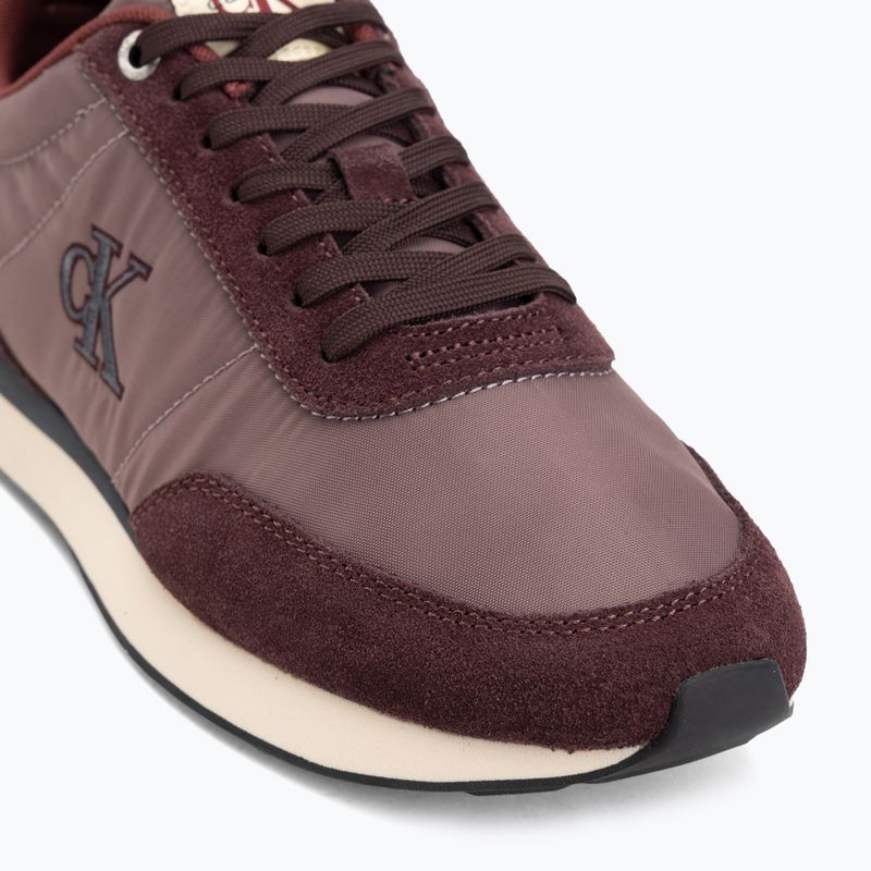 Pánske topánky Calvin Klein YM0YM01361 Retro Runner Ess Mix Mat bordeaux/peppercorn/vanilla 7