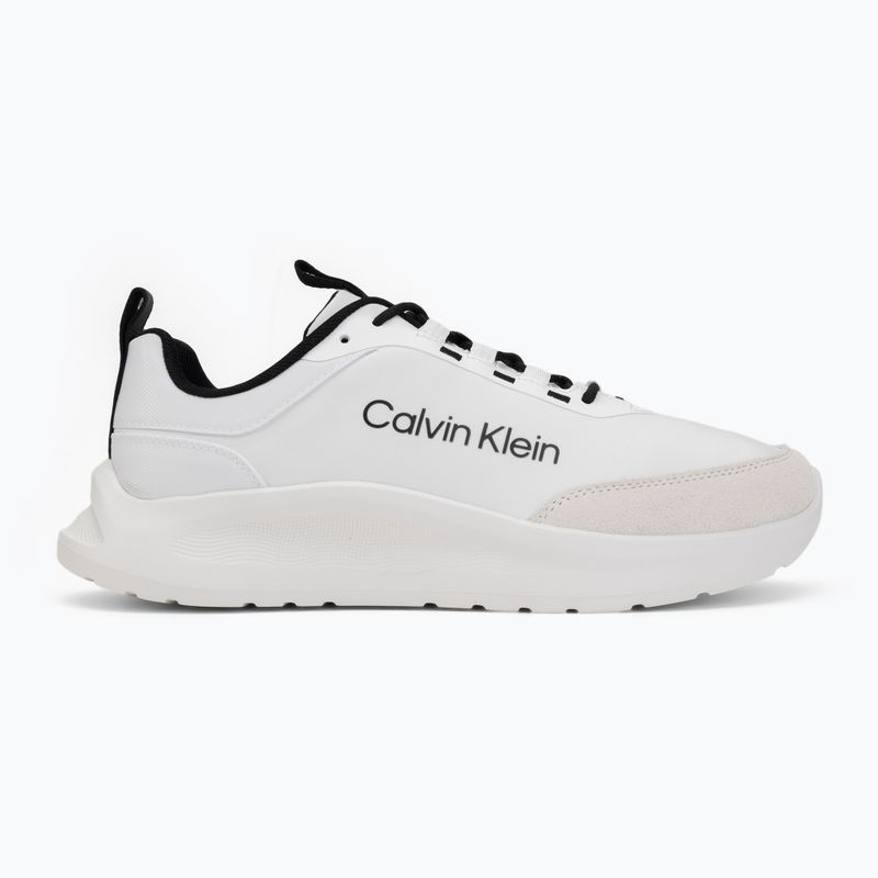 Pánska obuv Calvin Klein HM0HM02342 Light Eva Runn Essential Laceup Nylon Suede bright white/black 2