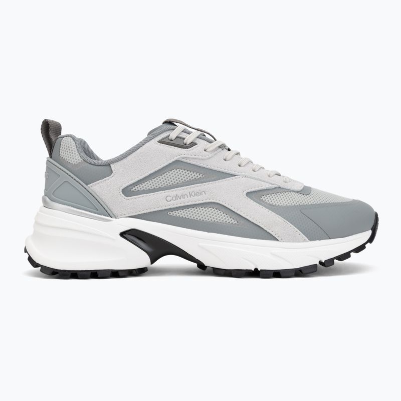 Pánske topánky Calvin Klein HM0HM02220 Hike Runner Stripe Mix Nylon Suede light grey/granite grey 2