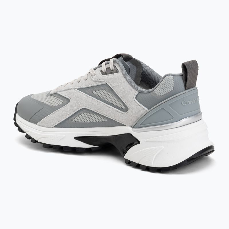 Pánske topánky Calvin Klein HM0HM02220 Hike Runner Stripe Mix Nylon Suede light grey/granite grey 3