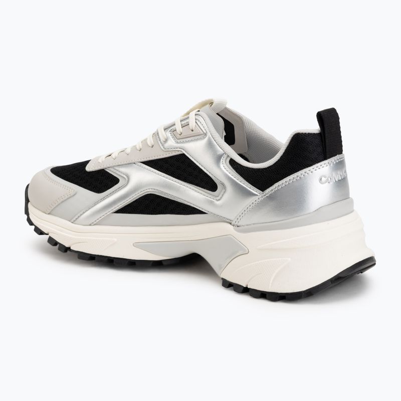 Pánske topánky Calvin Klein HM0HM02341 Hike Runner Stripe Met Mix black/silver/light grey 3