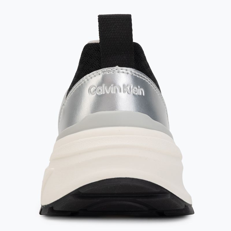 Dámske topánky Calvin Klein HW0HW03140 Hike Run Stripe Mesh Met black/silver/light grey 6