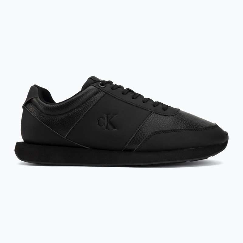 Pánske topánky Calvin Klein HM0HM02447 Retro Run Lace Band triple black 2