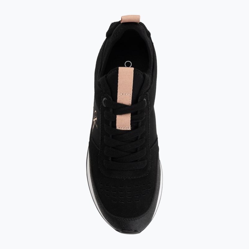 Dámske topánky Calvin Klein HW0HW03250 Retro Runner Sock black/tuscany 5