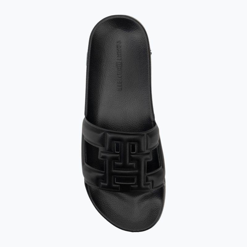 Dámske šľapky Tommy Hilfiger Monogram black 5