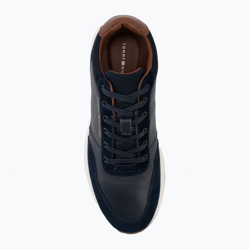 Pánske topánky Tommy Hilfiger Runner Suede Mix tracksuits desert sy 5
