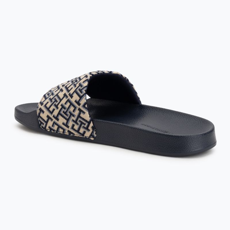 Dámske šľapky Tommy Hilfiger Monogram space blue 3