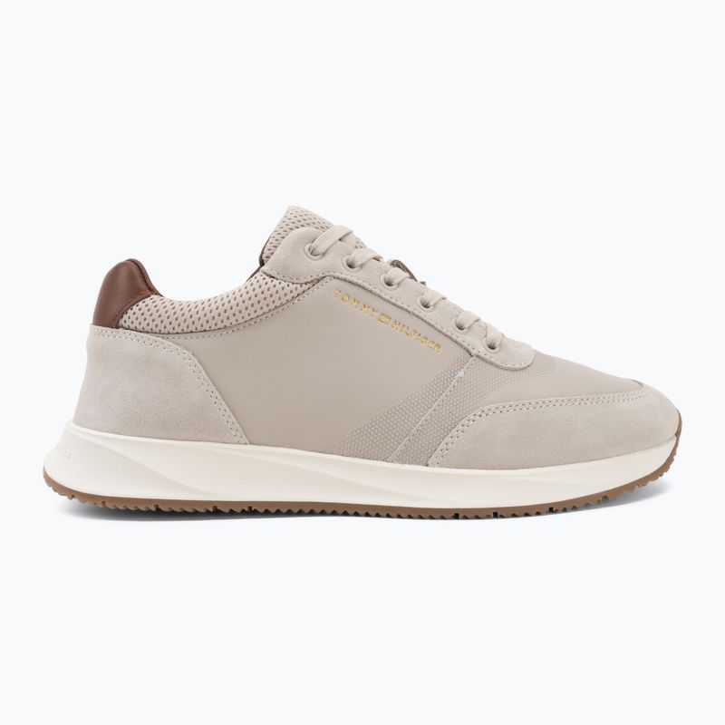 Pánske topánky Tommy Hilfiger Runner Suede Mix classic stone tracksuits 2