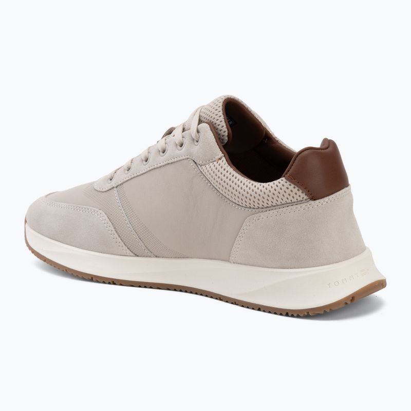 Pánske topánky Tommy Hilfiger Runner Suede Mix classic stone tracksuits 3