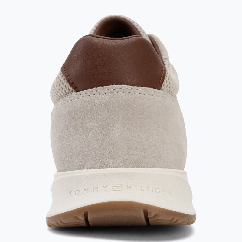 Pánske topánky Tommy Hilfiger Runner Suede Mix classic stone tracksuits 6