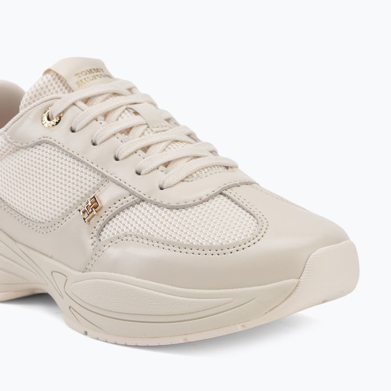 Dámske topánky Tommy Hilfiger ModernRunner Shiny Leather soft cream 7