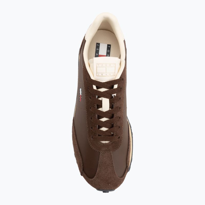 Pánske topánky Tommy Jeans Retro Runner Archive Mix legacy brown 5