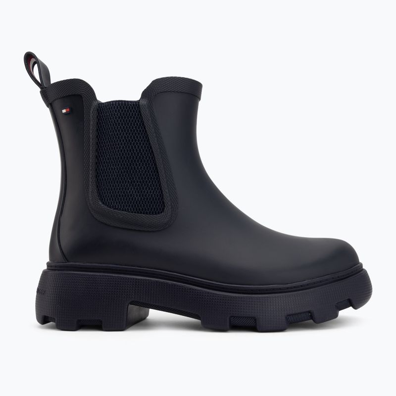 Dámske gumáky Tommy Hilfiger Rubber Flag Cleated space blue 2