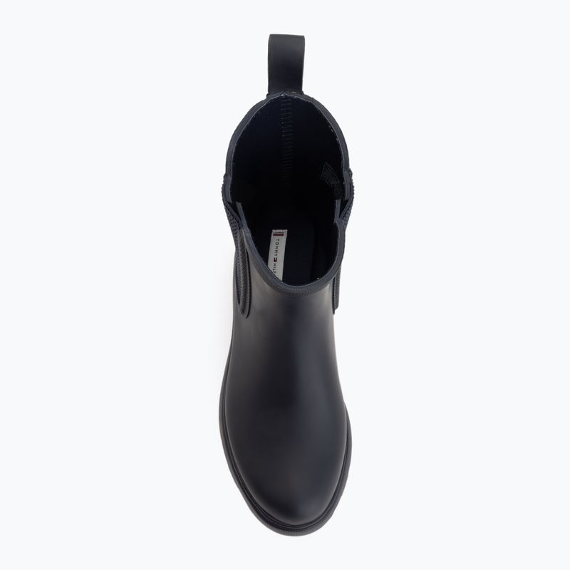 Dámske gumáky Tommy Hilfiger Rubber Flag Cleated space blue 5