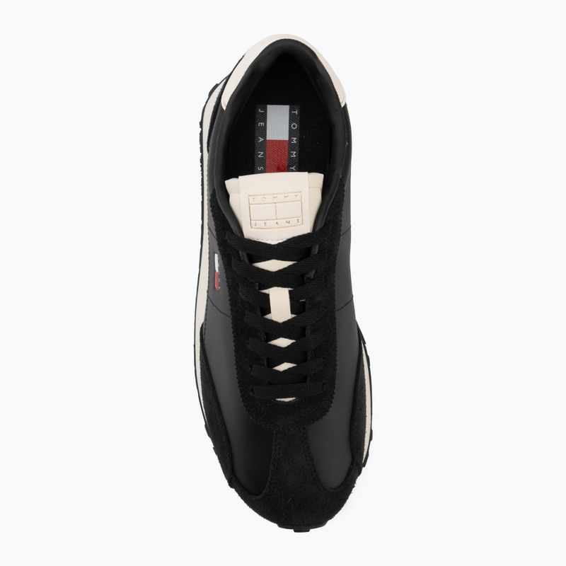 Pánske topánky Tommy Jeans Retro Runner Archive Mix black 5