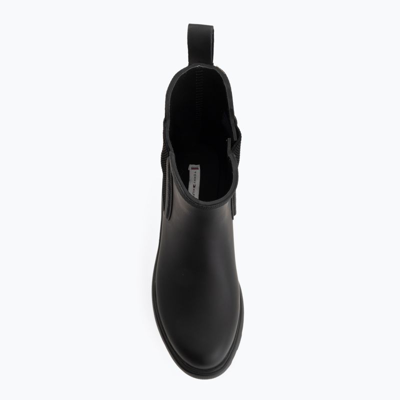 Dámske gumáky Tommy Hilfiger Rubber Flag Cleated black 5