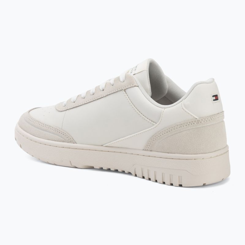 Pánske topánky Tommy Hilfiger Basket Core Leather Suede Mix ecru/street green 3