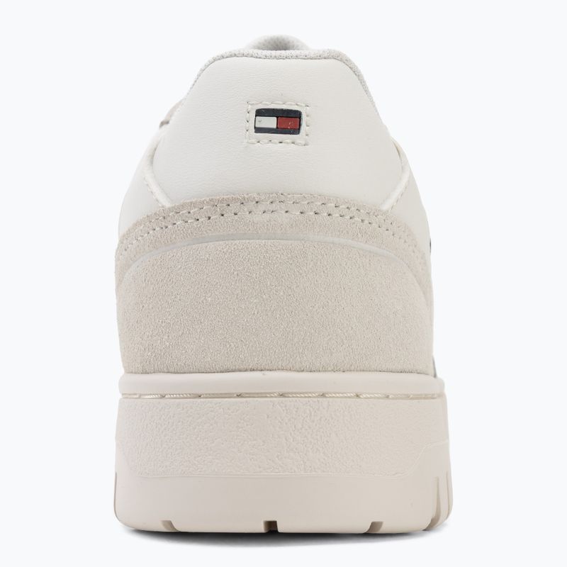 Pánske topánky Tommy Hilfiger Basket Core Leather Suede Mix ecru/street green 6