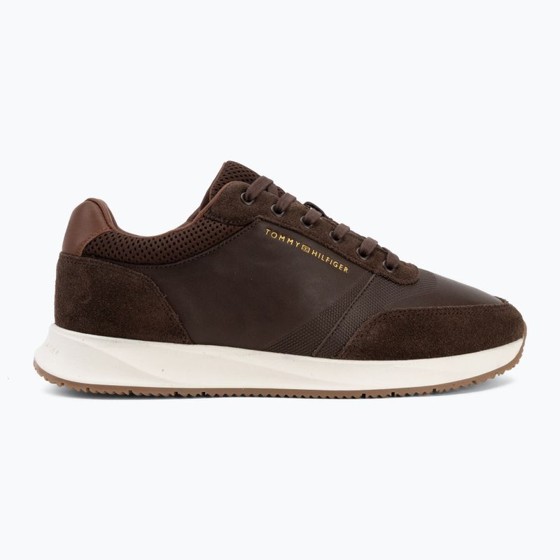 Pánske topánky Tommy Hilfiger Runner Suede Mix cocoa tracksuits 2
