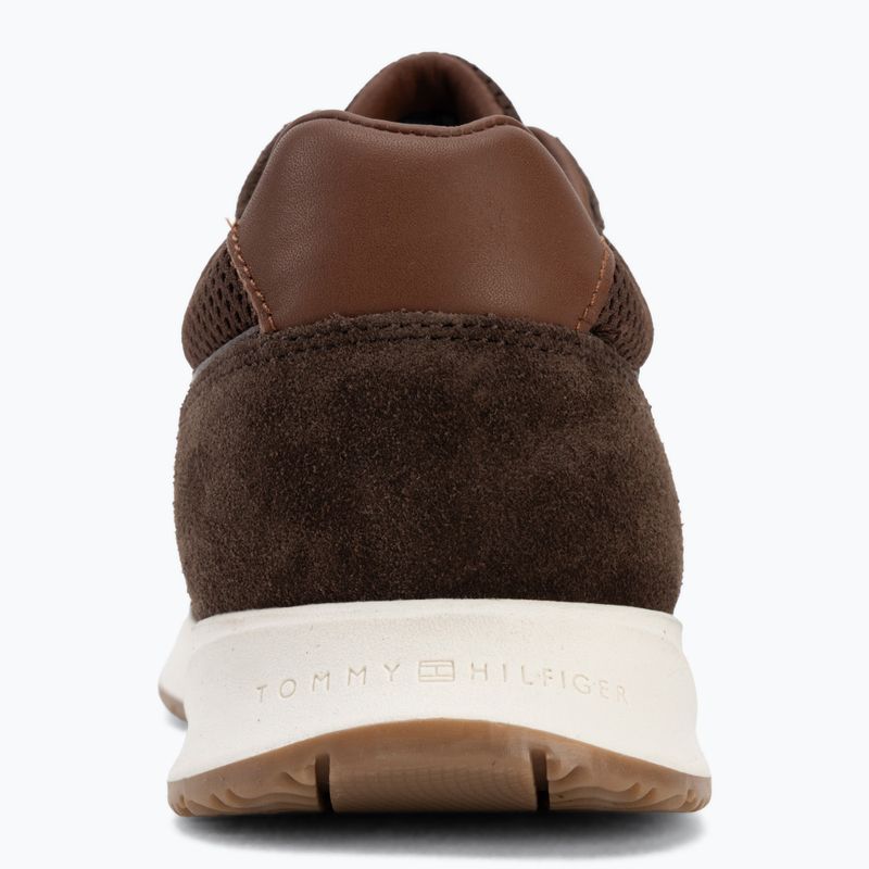 Pánske topánky Tommy Hilfiger Runner Suede Mix cocoa tracksuits 6