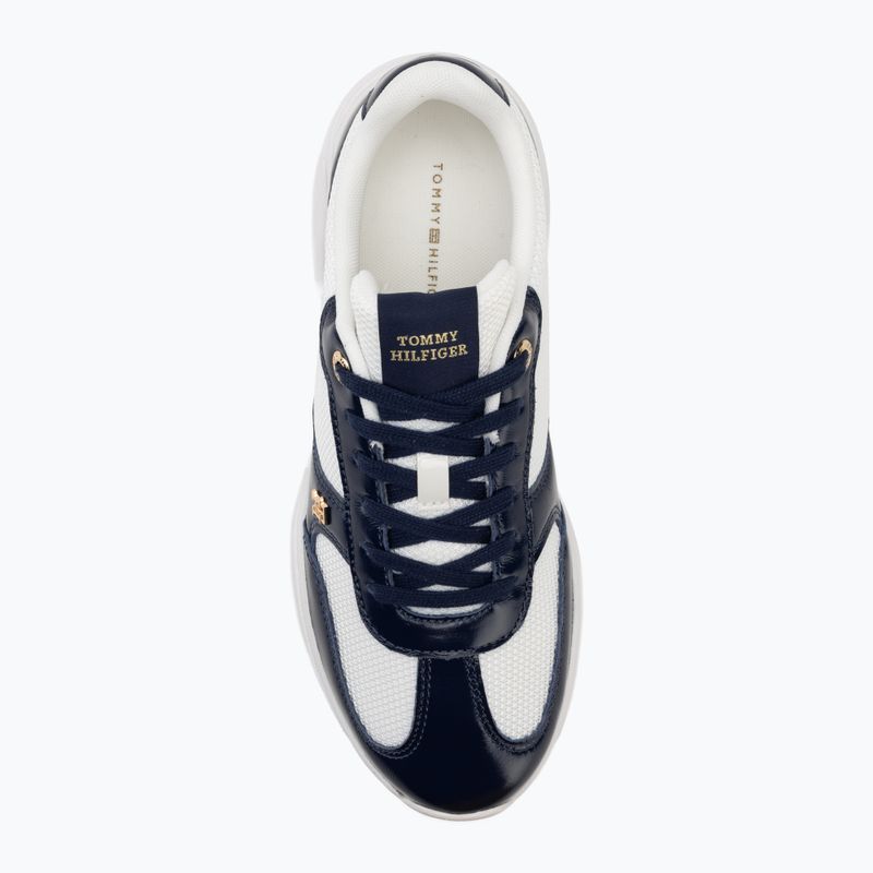 Dámske topánky Tommy Hilfiger ModernRunner Shiny Leather yale navy 5