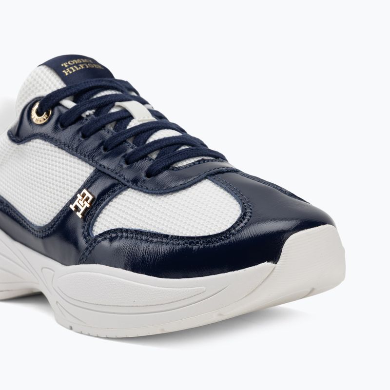 Dámske topánky Tommy Hilfiger ModernRunner Shiny Leather yale navy 7