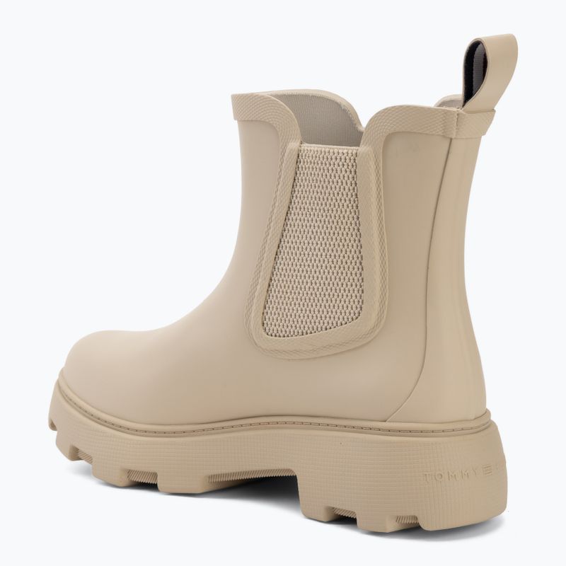 Dámske gumáky Tommy Hilfiger Rubber Flag Cleated classic beige 3