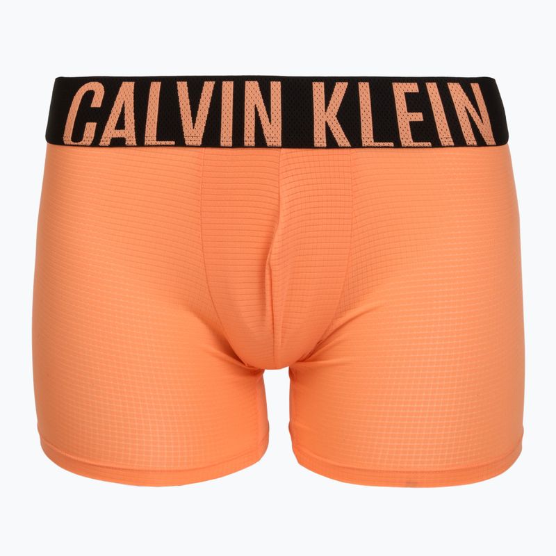 Pánske boxerky Calvin Klein LV00NB4665 Boxer Brief black/olive night/orange frosting 2
