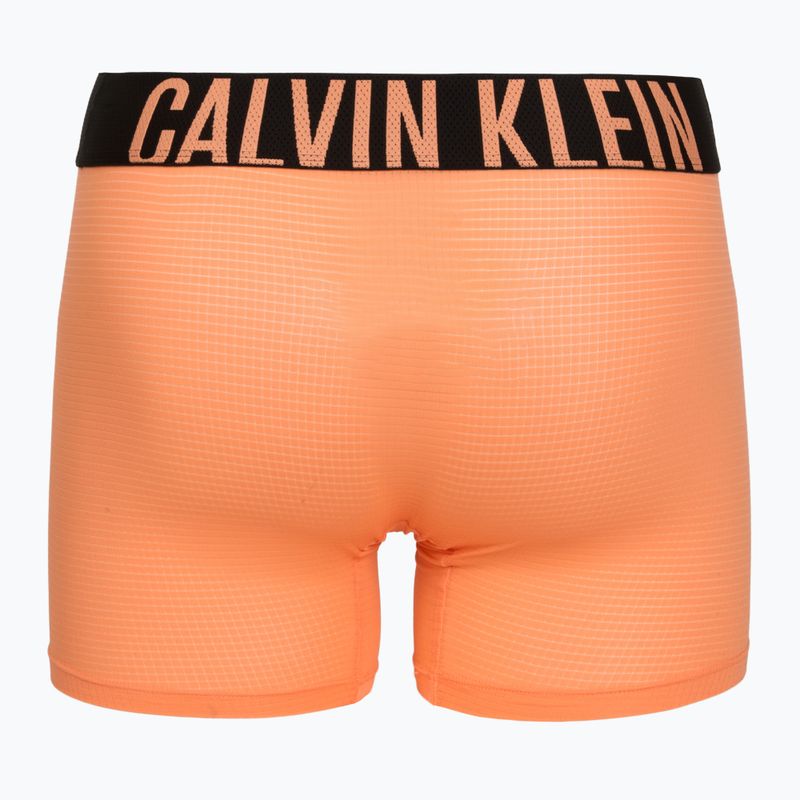 Pánske boxerky Calvin Klein LV00NB4665 Boxer Brief black/olive night/orange frosting 3