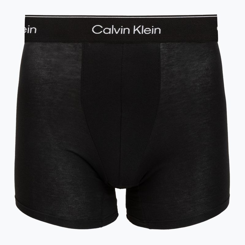 Pánske boxerky Calvin Klein LV00NB4394 Brief black/harbor mist/dark purple w/ dt 2