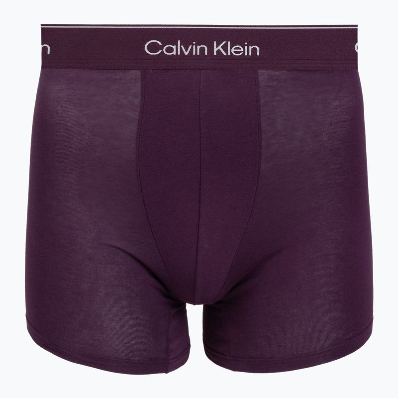 Pánske boxerky Calvin Klein LV00NB4394 Brief black/harbor mist/dark purple w/ dt 3
