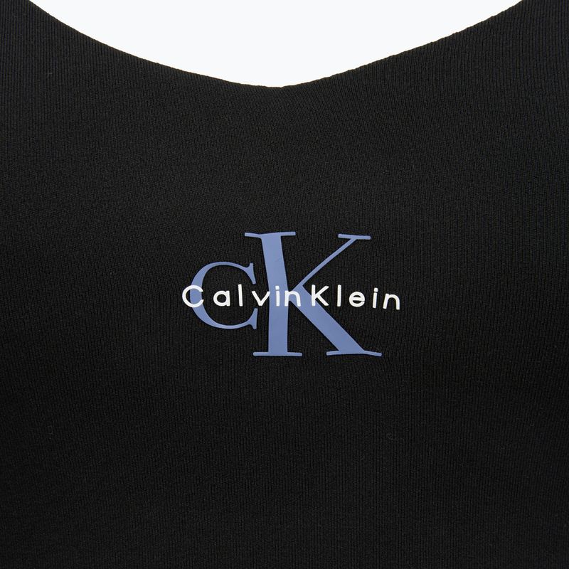 Podprsenka Calvin Klein LVGWF6K101 Graphic Soft Sport Longline black 3