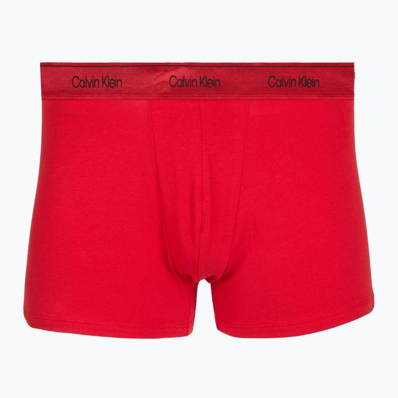 Pánske boxerky Calvin Klein LV00NB4575 Trunk black/goji berry/black 2