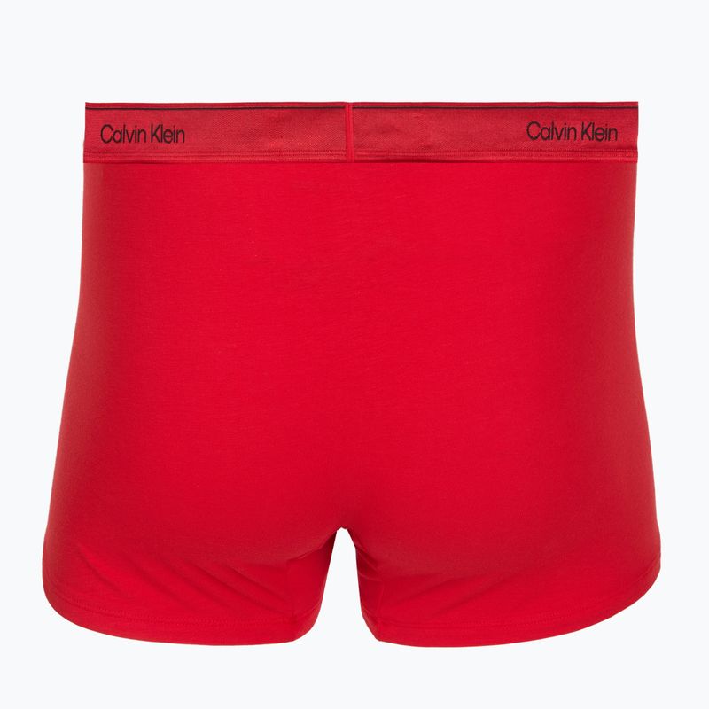 Pánske boxerky Calvin Klein LV00NB4575 Trunk black/goji berry/black 4