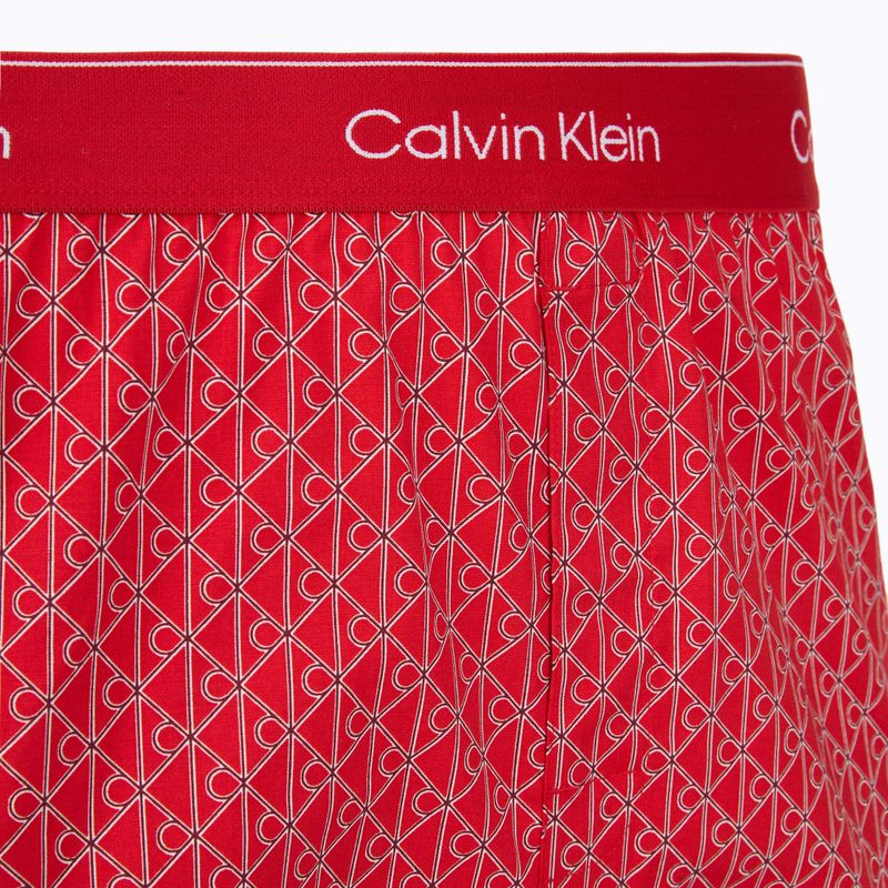 Pánske boxerky Calvin Klein LV00NB4727 Boxer Slim black/prep emblem goji berry/grisai 4