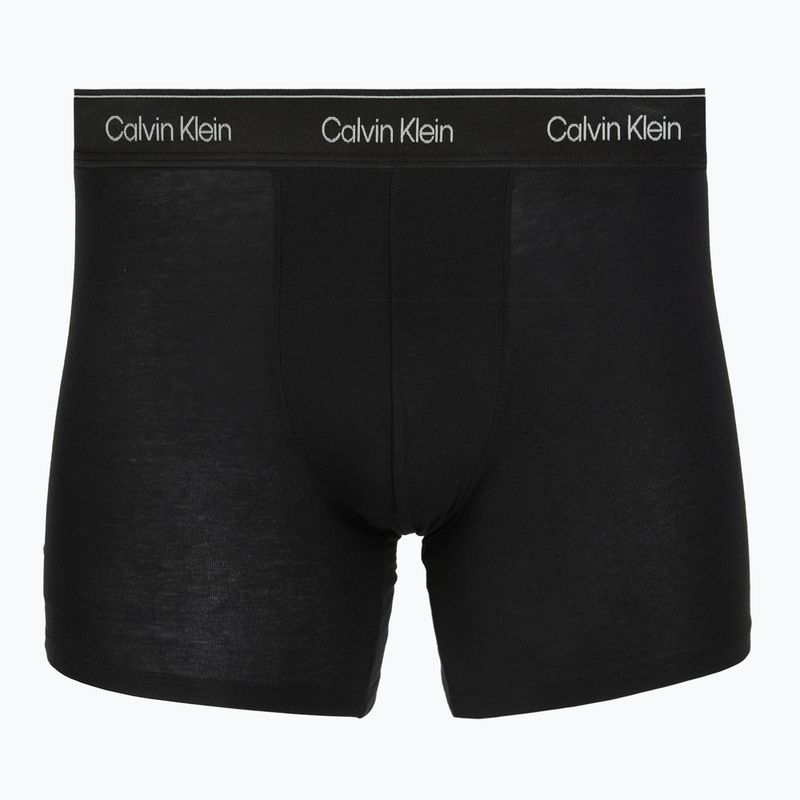 Pánske boxerky Calvin Klein LV00NB4576 Boxer Brief black/goji berry/black 3
