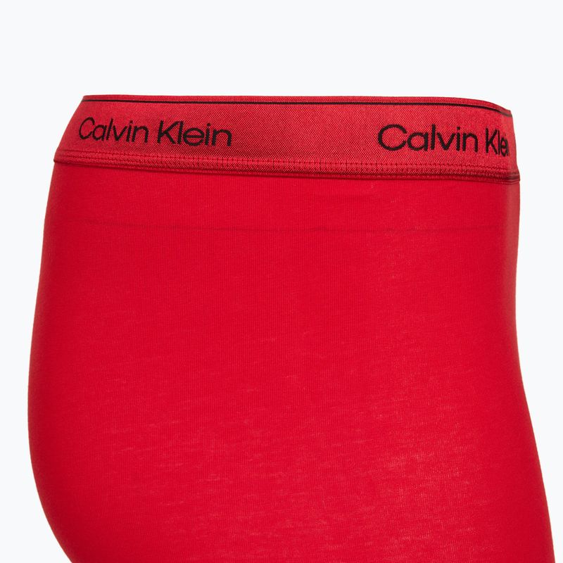 Pánske boxerky Calvin Klein LV00NB4576 Boxer Brief black/goji berry/black 5