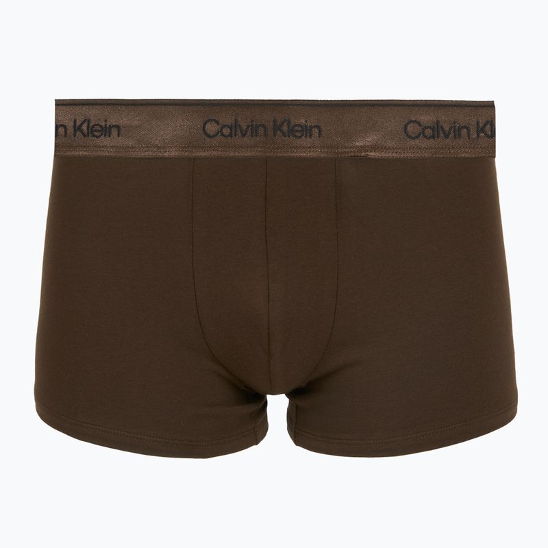 Pánske boxerky Calvin Klein LV00NB4575 Trunk black/brown cork/river sand 3
