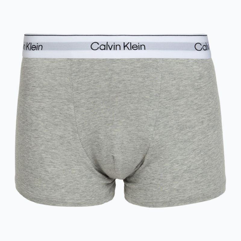 Pánske boxerky Calvin Klein LV00NB4437 Relaxed Fit Trunk grey heather/black/classic white 5