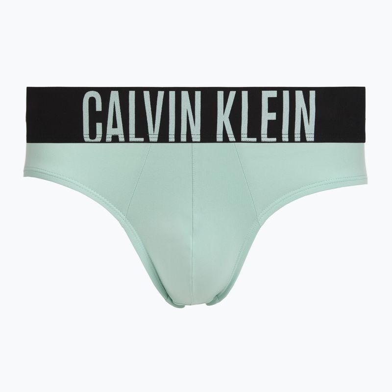 Pánske slipy Calvin Klein 000NB3610A Hip Brief black/goji berry/aqua blue 2
